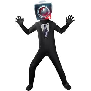 Unbranded (E, 5-6 Years) 4-9 Years Kids Skibidi Toilet Cosplay Costume Tv Man Cameraman Sp Unbranded (E, 5-6 Years) 4-9 Years Kids Skibidi Toilet Cosplay Costume Tv Man Cameraman Sp