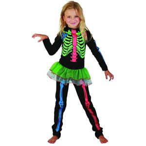 Rubies (L 10-12 years (130-140 cm)) Colorful skeleton costume for girls Rubies (L 10-12 years (130-140 cm)) Colorful skeleton costume for girls