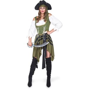 Rubies (XL) Women's green buccaneer pirate costume Rubies (XL) Women's green buccaneer pirate costume
