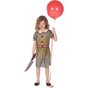 Rubies (XL 13-14 years (140-160 cm)) Girls' gray terrifying clown costume Rubies (XL 13-14 years (140-160 cm)) Girls' gray terrifying clown costume