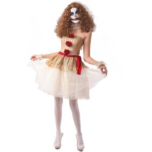 Rubies (M) Terrifying beige clown costume for women Rubies (M) Terrifying beige clown costume for women