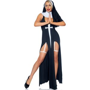 Rubies (L) Sexy black and white nun costume for women Rubies (L) Sexy black and white nun costume for women