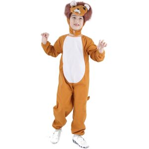 Rubies (M 7-9 years (120-130 cm)) Children's brown and white lion costume Rubies (M 7-9 years (120-130 cm)) Children's brown and white lion costume