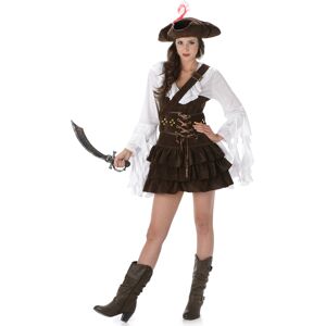 Rubies (L) Women's chamois effect pirate costume Rubies (L) Women's chamois effect pirate costume