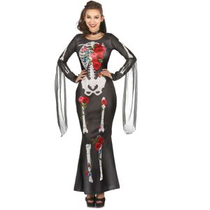 Rubies (L) Women's Dia De los Muertos Skeleton Dress Costume Rubies (L) Women's Dia De los Muertos Skeleton Dress Costume