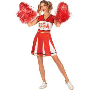 Rubies (S) Red USA cheerleader costume for women Rubies (S) Red USA cheerleader costume for women