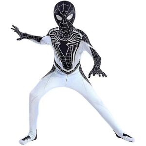 Unbranded (130) Spiderman Negative Suit Cosplay Costume Party Jumpsuit Fitted Bodysuit For Unbranded (130) Spiderman Negative Suit Cosplay Costume Party Jumpsuit Fitted Bodysuit For