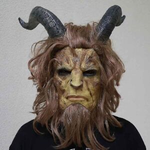 Unbranded Movie Beauty And The Beast Cosplay Mask Helmet Full Face Muffle Wig Chrismas Mas Unbranded Movie Beauty And The Beast Cosplay Mask Helmet Full Face Muffle Wig Chrismas Mas