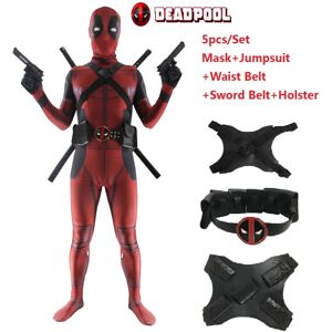 Unbranded (Suit, Adult M) Costume Halloween Deadpool Cosplay Lycra Full Body Spandex Deadp Unbranded (Suit, Adult M) Costume Halloween Deadpool Cosplay Lycra Full Body Spandex Deadp