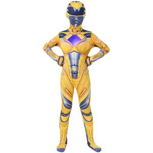 Unbranded (yellow, 110-120cm/ 6-7 Yrs) Kids Power Rangers Morphers Jumpsuit Costume Unbranded (yellow, 110-120cm/ 6-7 Yrs) Kids Power Rangers Morphers Jumpsuit Costume