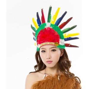 Kandy Toys Adult Wild West Indian Head Dress Headband Costume Fancy Dress Kandy Toys Adult Wild West Indian Head Dress Headband Costume Fancy Dress