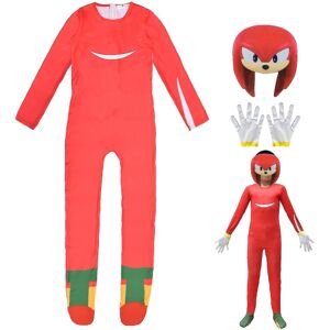 Unbranded (Red, 150cm) Kids Sonic Festival Party Cosplay Dress Up One Piece Bodysuit Gift Unbranded (Red, 150cm) Kids Sonic Festival Party Cosplay Dress Up One Piece Bodysuit Gift