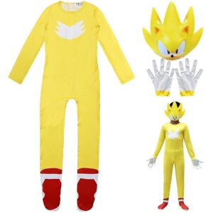 Unbranded (Yellow, 150cm) Kids Sonic Festival Party Cosplay Dress Up One Piece Bodysuit Gi Unbranded (Yellow, 150cm) Kids Sonic Festival Party Cosplay Dress Up One Piece Bodysuit Gi