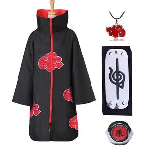 Unbranded (3XL) Akatsuki Long Robe For Adult, Naruto Ninja Costume Cosplay Outfit Uniform Unbranded (3XL) Akatsuki Long Robe For Adult, Naruto Ninja Costume Cosplay Outfit Uniform