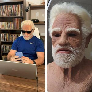 Unbranded Halloween Scary Realistic Old Man Full Head Mask Wrinkle Face Human Latex Hallow Unbranded Halloween Scary Realistic Old Man Full Head Mask Wrinkle Face Human Latex Hallow
