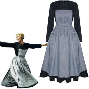 Unbranded (XS) The Sound Of Musical Costume Fashion Maria Halloween Cosplay Stage Show Set Unbranded (XS) The Sound Of Musical Costume Fashion Maria Halloween Cosplay Stage Show Set