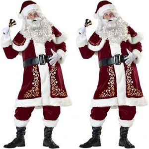 Unbranded (Costume Set, XL) Santa Claus Suit Christmas Costume Fancy Dress Cosplay Party V Unbranded (Costume Set, XL) Santa Claus Suit Christmas Costume Fancy Dress Cosplay Party V