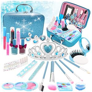 Niteris Make Up Set for Girls, 25 Pcs Washable Kids Makeup, Little Princess Frozen Toys Niteris Make Up Set for Girls, 25 Pcs Washable Kids Makeup, Little Princess Frozen Toys