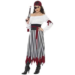Smiffys Pirate Lady Costume 44-46 (Large), Black & White Smiffys Pirate Lady Costume 44-46 (Large), Black & White
