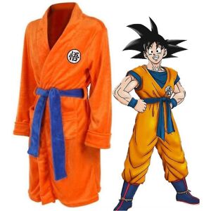 Unbranded (M 145-160) Cartoon Anime Cosplay Dragon Ball Son Goku Fleece Thickened Bathrobe Unbranded (M 145-160) Cartoon Anime Cosplay Dragon Ball Son Goku Fleece Thickened Bathrobe