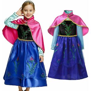 Unbranded (4-5 Years) Kids Girls Frozen Anna Princess Dress Cosplay Party Costume Fancy Dr Unbranded (4-5 Years) Kids Girls Frozen Anna Princess Dress Cosplay Party Costume Fancy Dr