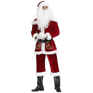 Unbranded (Costume Set, 4XL) Santa Claus Suit Christmas Costume Fancy Dress Cosplay Party Unbranded (Costume Set, 4XL) Santa Claus Suit Christmas Costume Fancy Dress Cosplay Party