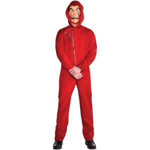 AMSCAN Adult Money Heist Jumpsuit Costume - XL AMSCAN Adult Money Heist Jumpsuit Costume - XL