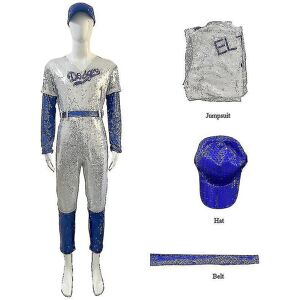 Unbranded (M) Adults Cosplay Bodysuit Rocketman Elton John Costume Baseball Uniform Jumpsu Unbranded (M) Adults Cosplay Bodysuit Rocketman Elton John Costume Baseball Uniform Jumpsu