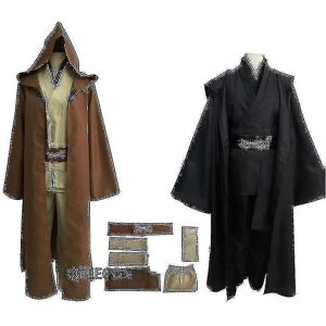Unbranded (Black Cloak Only, 2XL) Star And War Cosplay Jedi Costume Anakin Replica Rob Hal Unbranded (Black Cloak Only, 2XL) Star And War Cosplay Jedi Costume Anakin Replica Rob Hal