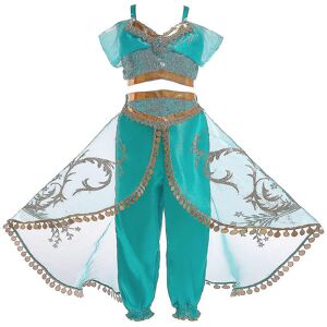 Unbranded (4-5yeas) Aladdin Princess Jasmine Fancy Dress Costume For Girls Unbranded (4-5yeas) Aladdin Princess Jasmine Fancy Dress Costume For Girls