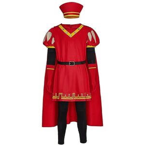 Unbranded (2XL) Shrek Cosplay Lord Farquaad Costume Men's Farquaad Outfits Red Cloak Cape Unbranded (2XL) Shrek Cosplay Lord Farquaad Costume Men's Farquaad Outfits Red Cloak Cape