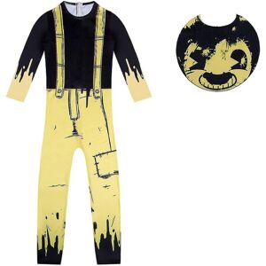 Unbranded (7-8 Years) Kids Bendy And The Ink Machine Cosplay Costume Halloween Fancy Dress Unbranded (7-8 Years) Kids Bendy And The Ink Machine Cosplay Costume Halloween Fancy Dress
