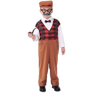 Unbranded (Brown, 8-10 Years) 2-12 Years Kids Halloween Party Old Man Grandpa Cosplay Cost Unbranded (Brown, 8-10 Years) 2-12 Years Kids Halloween Party Old Man Grandpa Cosplay Cost