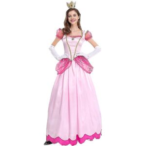 Unbranded (M) Adult Pink Princess Stage Costume Party Queen Princess Dress Unbranded (M) Adult Pink Princess Stage Costume Party Queen Princess Dress