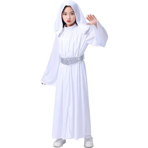 Unbranded (110 (for 105-115cm)) Leia Organa Solo Girl Cape Princess Dress Cosplay Anime Ha Unbranded (110 (for 105-115cm)) Leia Organa Solo Girl Cape Princess Dress Cosplay Anime Ha