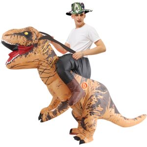 BGHONE (A, Fit Height 150-200cm) Adult Kids T-Rex Dinosaur Inflatable Costumes Purim Ha BGHONE (A, Fit Height 150-200cm) Adult Kids T-Rex Dinosaur Inflatable Costumes Purim Ha