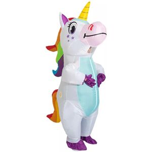 BGHONE (White) Adult Inflatable Unicorn Costume Christmas Party Cosplay Blow up Fancy D BGHONE (White) Adult Inflatable Unicorn Costume Christmas Party Cosplay Blow up Fancy D
