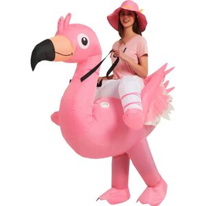 XYLFLY (Pink, Kids 120-145CM) Flamingo Inflatable Costume Christms Mascot Halloween Cos XYLFLY (Pink, Kids 120-145CM) Flamingo Inflatable Costume Christms Mascot Halloween Cos