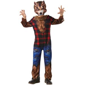 (5-6 Years, Red/Blue/Black) Rubies Childrens/Kids Werewolf Costume Suit (5-6 Years, Red/Blue/Black) Rubies Childrens/Kids Werewolf Costume Suit
