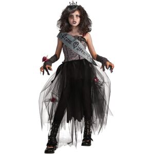 (5-7 Years, Black/Grey) Rubies Girls Prom Queen Gothic Costume (5-7 Years, Black/Grey) Rubies Girls Prom Queen Gothic Costume