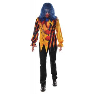 (XL, Yellow/Red) Rubies Mens The Killer Clown Costume Top (XL, Yellow/Red) Rubies Mens The Killer Clown Costume Top