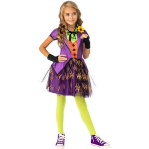 (M, Purple) Batman Girls Joker Costume (M, Purple) Batman Girls Joker Costume