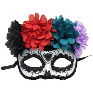 Unbranded (Pingtou Sihua Black) Mexican Dead Festival Makeup Dance Mask Mask Halloween Cos Unbranded (Pingtou Sihua Black) Mexican Dead Festival Makeup Dance Mask Mask Halloween Cos