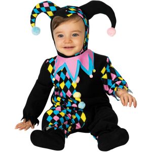 (2-3 Years, Black/Blue/Pink) Bristol Novelty Baby Court Jester Costume (2-3 Years, Black/Blue/Pink) Bristol Novelty Baby Court Jester Costume