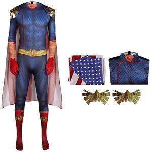 Unbranded (S) The Boys Homelander Cosplay Costumes Fashion Halloween Role Play Party Costu Unbranded (S) The Boys Homelander Cosplay Costumes Fashion Halloween Role Play Party Costu