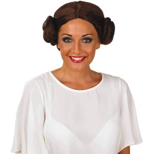 Fun Shack Princess Space Buns Wig, Cosmic Wig with Space Buns Costume, Brunette Star Princ Fun Shack Princess Space Buns Wig, Cosmic Wig with Space Buns Costume, Brunette Star Princ