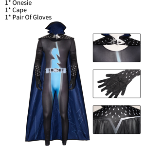 Unbranded (S) Megamind Cosplay Jumpsuit Set Stage Performance Halloween Party Dress Up Cos Unbranded (S) Megamind Cosplay Jumpsuit Set Stage Performance Halloween Party Dress Up Cos