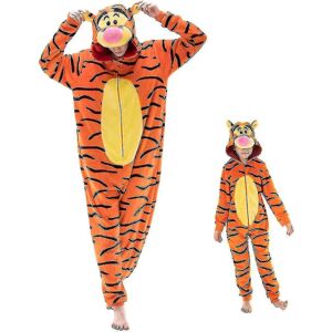 Unbranded (Tigger, 7-8 years) Snug Fit Unisex Adult Onesie Pajamas Animal One Piece Hallow Unbranded (Tigger, 7-8 years) Snug Fit Unisex Adult Onesie Pajamas Animal One Piece Hallow