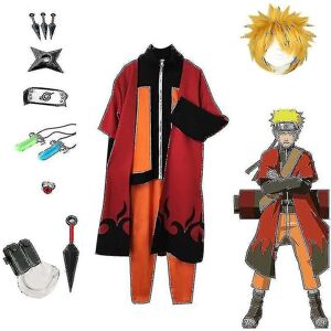 Unbranded (Suit-b, L) Kakashi Costume Uzumaki Clothing Shippuden Second Uniform And Head Unbranded (Suit-b, L) Kakashi Costume Uzumaki Clothing Shippuden Second Uniform And Head