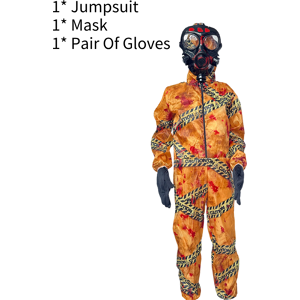 Unbranded (Style C, M?For Children?) Halloween Resident Evil Cosplay Protection Suit Headg Unbranded (Style C, M?For Children?) Halloween Resident Evil Cosplay Protection Suit Headg